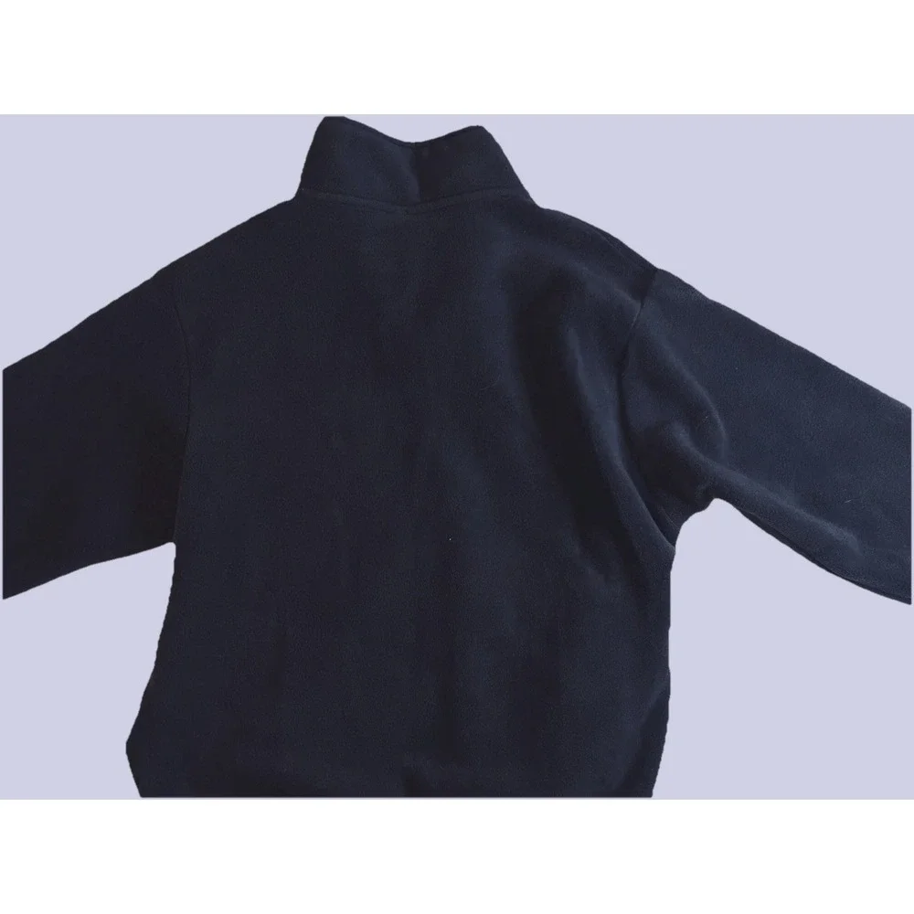 Colorado Timberline Men's Medium Black Pullover 1/4 Zip Sweater Warm Fleece SOFT